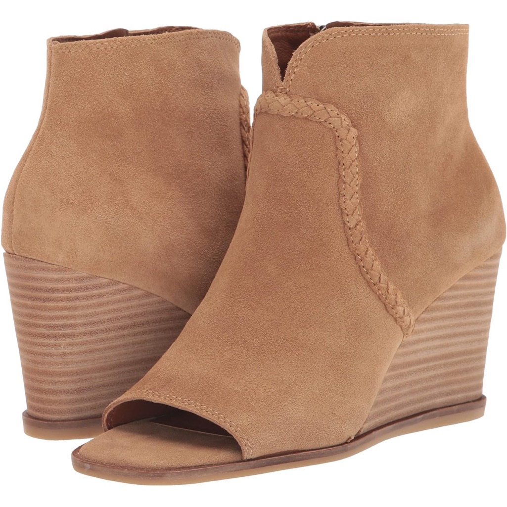 Lucky Brand Lureli Peep Toe Ankle Boot Size 7.5 New